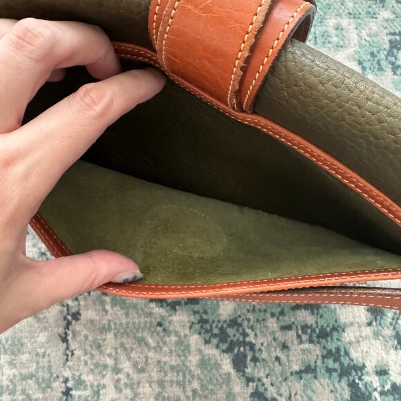 Vintage Dooney & Bourke Equestrian Line Purse Crossbody Bag - Picture 12 of 16